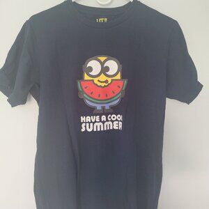 Uniqlo UT Despicable Me T-shirt Navy Blue Size S